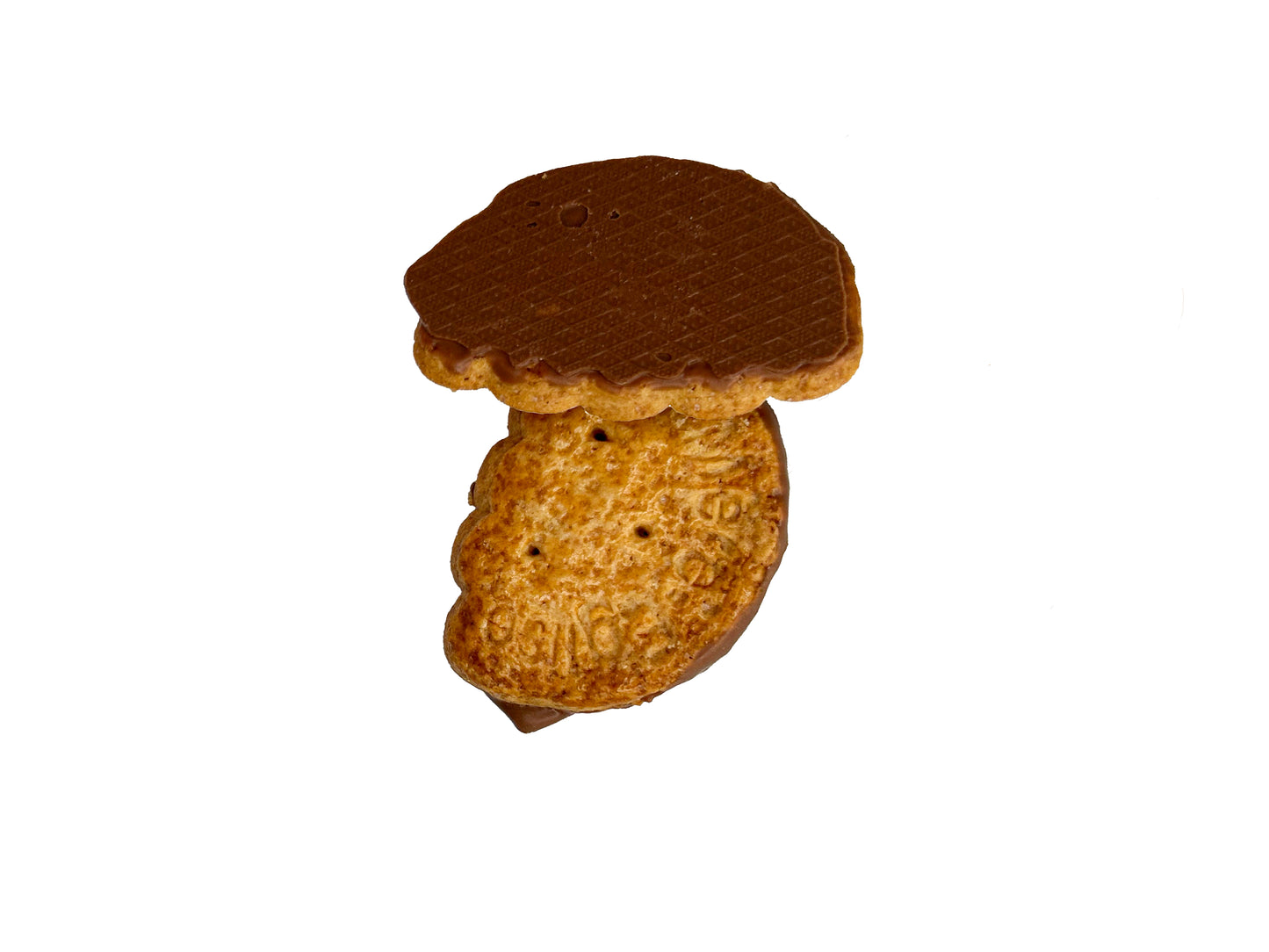 Sainte Mère Eglise's semi-chocolate coated shortbread