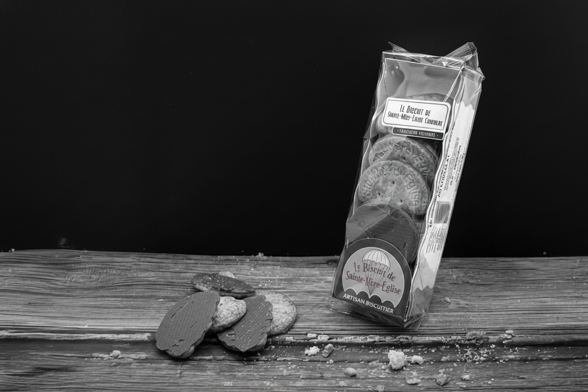 Le Sablé de Sainte Mère Eglise semi enrobé chocolat