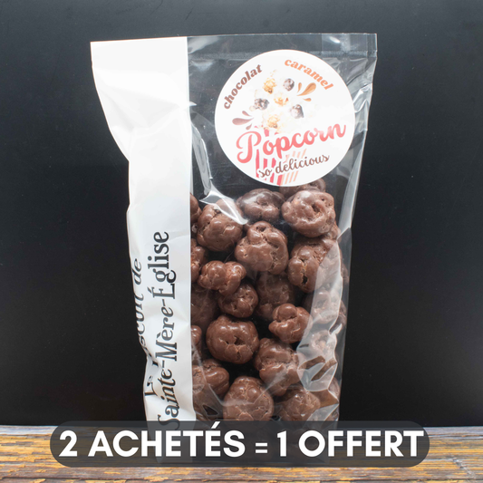 Pop Corn enrobé chocolat au lait