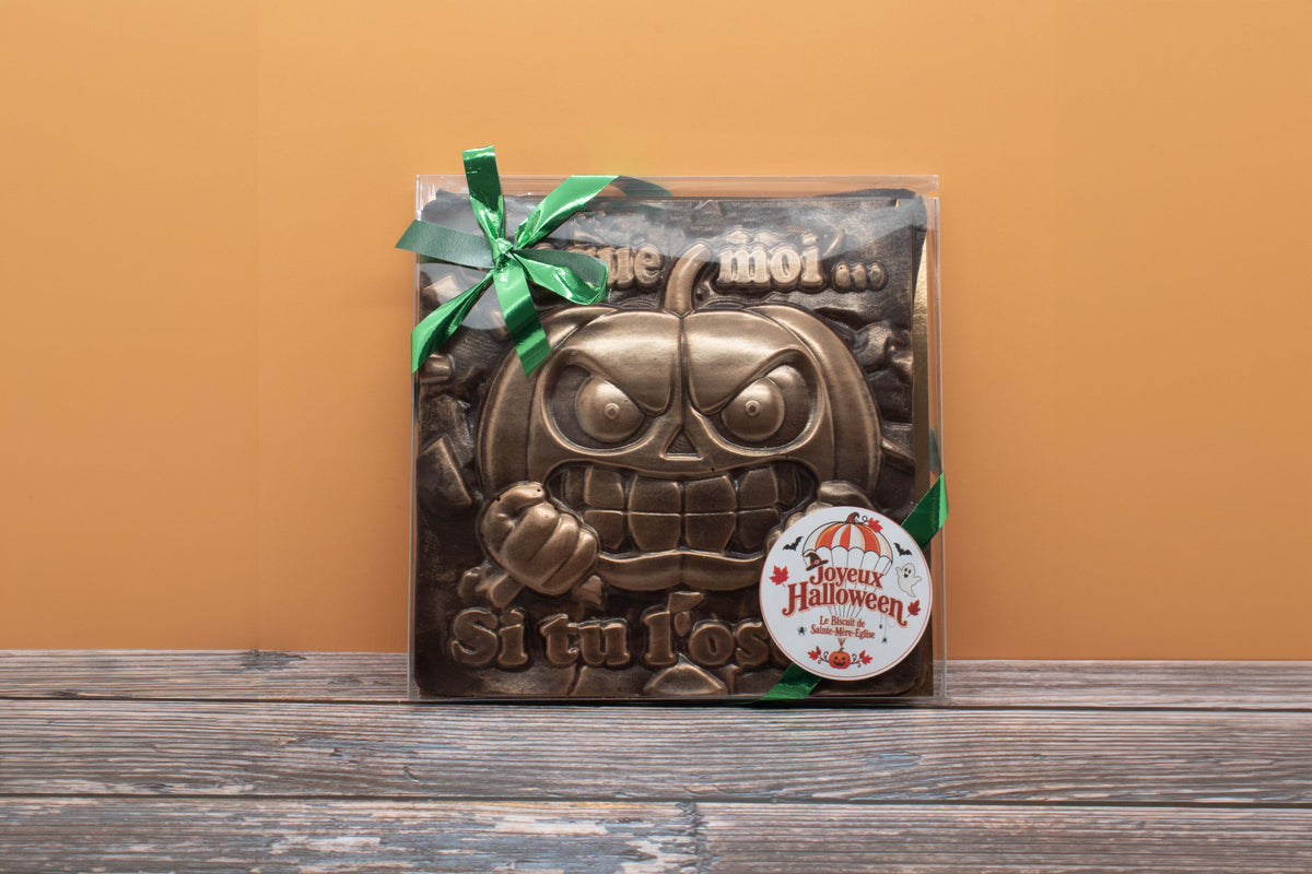 Tablette Citrouille – Chocolat noir
