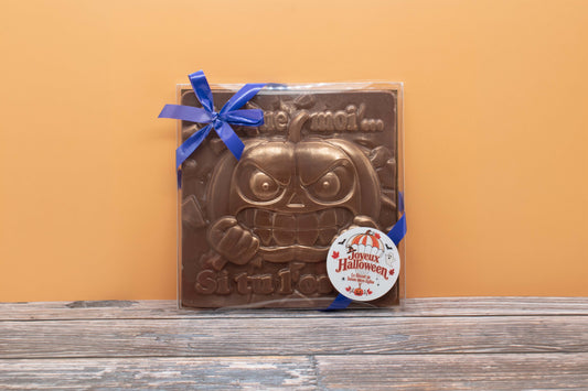Tablette Citrouille – Chocolat au lait