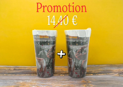 2 écocups garnis à 10 €