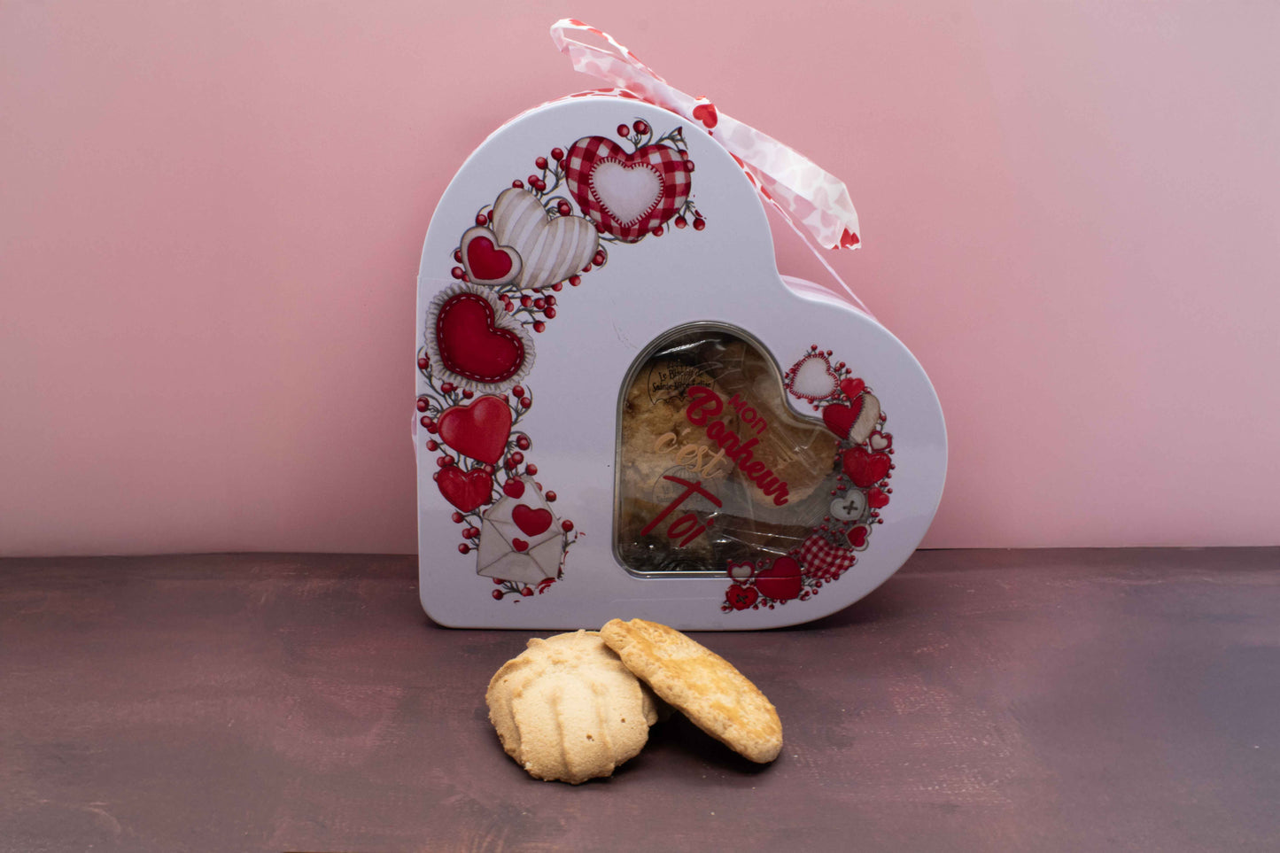 Boîte Cœur Biscuits – Spécial Saint-Valentin