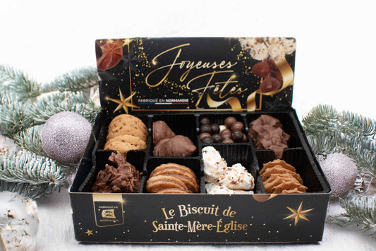 Boite Festive - biscuits et confiseries