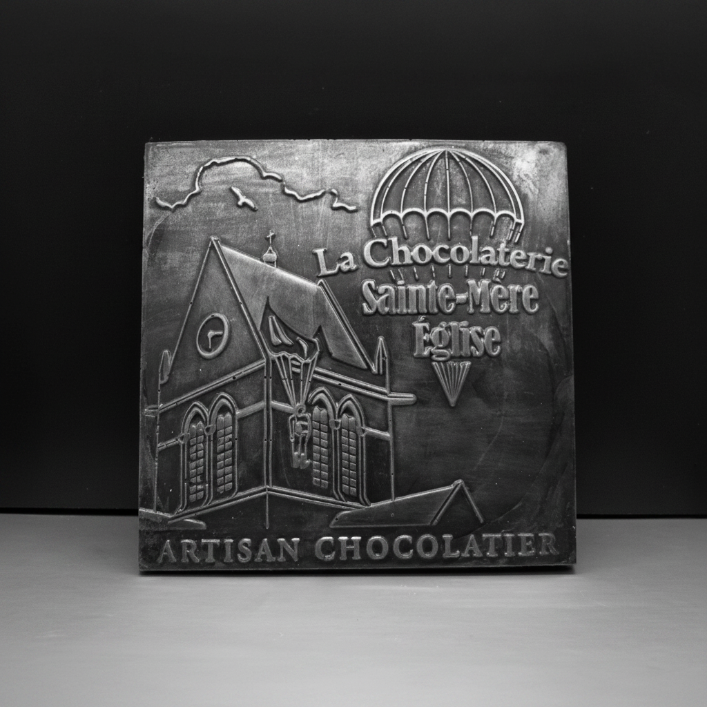 Tablette Sainte-Mère-Église au chocolat noir