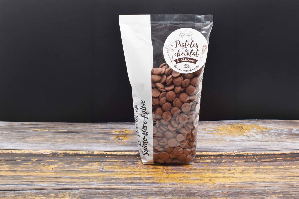 Pistoles de chocolat au lait