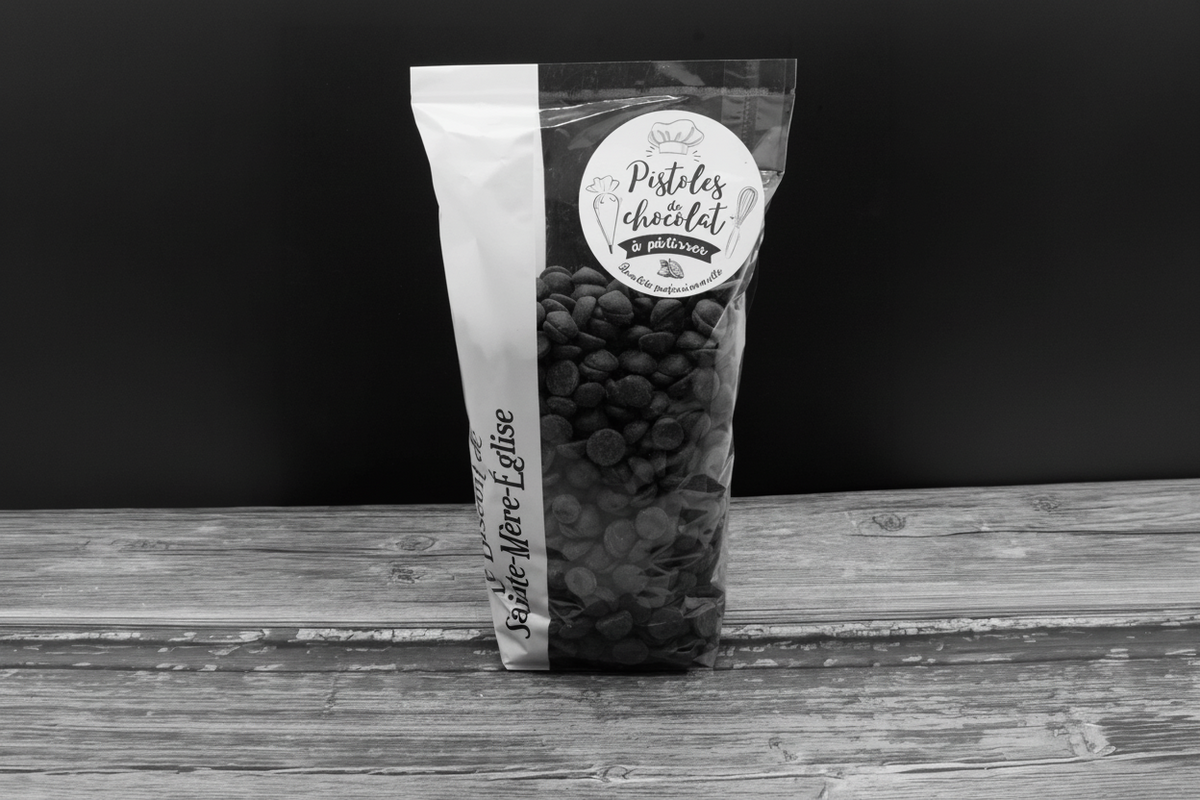 Pistoles de chocolat noir