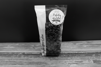 Pistoles de chocolat noir
