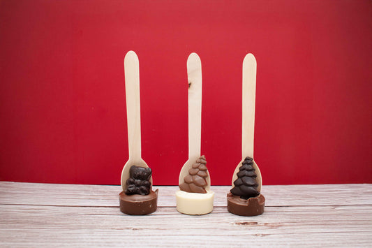 Cuillères à chocolat chaud
